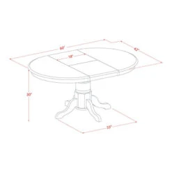 East West Furniture Avon 7-piece Dining Set With Wood Seat In Oak -Whole House Kitchenware 53e145e101d531c1 6787 w800 h800 b1 p0