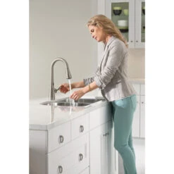 Moen Arbor 1-Handle High Arc Pulldown Kitchen Faucet, Spot Resist Stainless -Whole House Kitchenware 547162d20d80e67a 7822 w800 h800 b0 p0