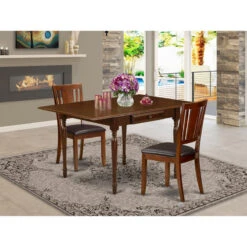 3-Piece Table Set Table, 2 Dining Chairs, Drop Leaf Table, Panel Back Chairs 7 3-Piece Table Set Table, 2 Dining Chairs, Drop Leaf Table, Panel Back Chairs -Whole House Kitchenware 563149550f6b061f 1891 w800 h800 b0 p0