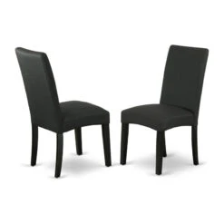 East West Furniture X-Style 5-piece Wood Dining Table Set In Jacobean/Black -Whole House Kitchenware 5901734c01763618 6825 w800 h800 b1 p0