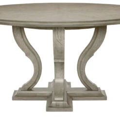 Bernhardt Marquesa Round Dining Table, Gray Cashmere Finish