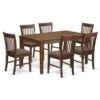 East West Furniture Capri 7-piece Wood Dining Table Set With Chairs In Mahogany -Whole House Kitchenware 59610ac502872101 6795 w800 h800 b1 p0