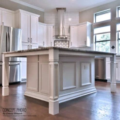 Kent Raised Panel Cabinet Column, 5"W X 5"D X 35 1/2"H, Maple -Whole House Kitchenware 59811a6b0f5f7d3d 3916 w800 h800 b0 p0