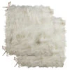 LaredoFaux Sheepskin Fur Chair Pads, 16"x16", Set Of 2, Off-White 2 LaredoFaux Sheepskin Fur Chair Pads, 16"x16", Set Of 2, Off-White -Whole House Kitchenware 5a1119c00b5b3b7e 9156 w800 h800 b1 p0