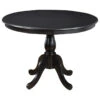 Bella 42" Round Pedestal Table, Antique Black 2 Bella 42" Round Pedestal Table, Antique Black -Whole House Kitchenware 5a81c28d0977d1e5 0502 w800 h800 b1 p0