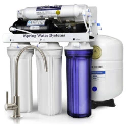 ISpring RCC7P 5-Stage Under-Sink RO Water Filter System With Booster Pump