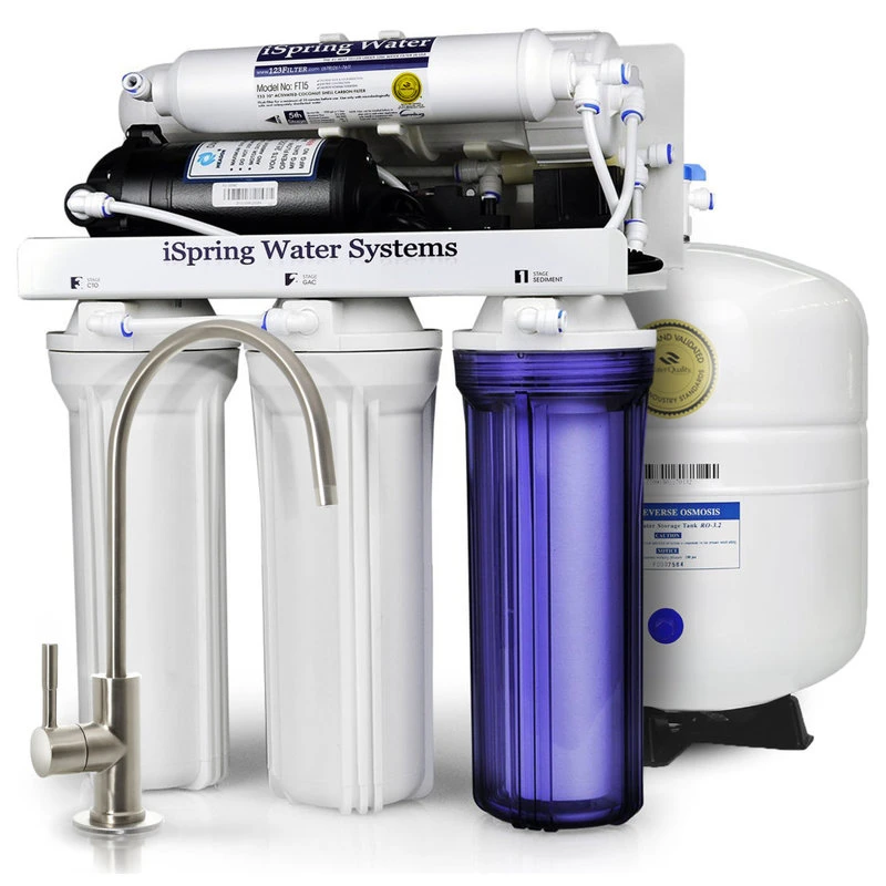 ISpring RCC7P 5-Stage Under-Sink RO Water Filter System With Booster Pump 3 ISpring RCC7P 5-Stage Under-Sink RO Water Filter System With Booster Pump