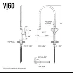 VIGO Norwood Magnetic Spray Kitchen Faucet -Whole House Kitchenware 5dc141ef0e988f61 2253 w800 h800 b0 p0