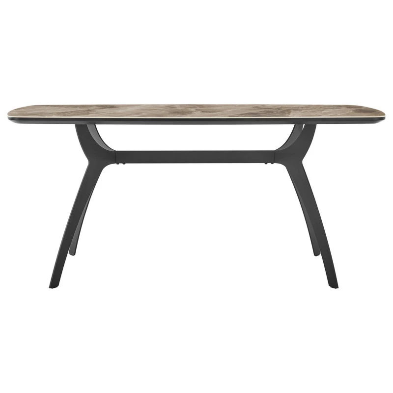 Andes And Alison Gray Fabric 7-Piece Rectangular Dining Set 7 Andes And Alison Gray Fabric 7-Piece Rectangular Dining Set - Image 5