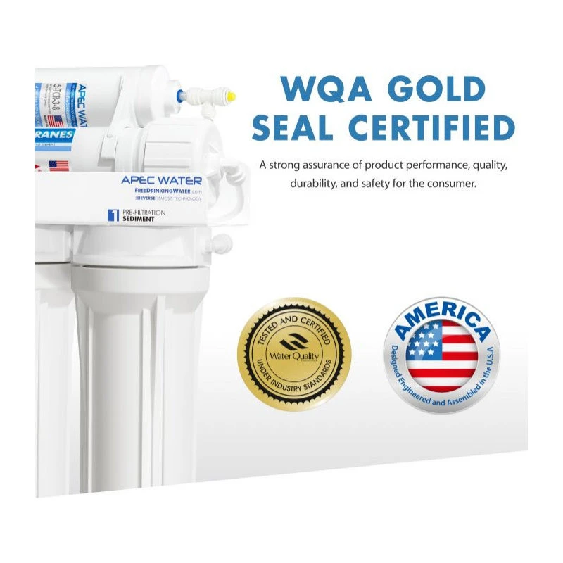 APEC Ultimate 5-Stage 90 GPD Quick Dispense Reverse Osmosis System, 3/8" Output 12 APEC Ultimate 5-Stage 90 GPD Quick Dispense Reverse Osmosis System, 3/8" Output - Image 10