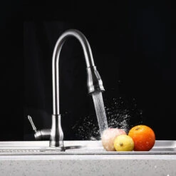 Aquaterior 18" Brushed Nickel Pull-Out Faucet Spray Swivel Spout Soap Dispenser 10 Aquaterior 18" Brushed Nickel Pull-Out Faucet Spray Swivel Spout Soap Dispenser -Whole House Kitchenware 60d1f0fb0ee72232 9060 w800 h800 b0 p0