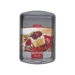 Good Cook 04010 Non-stick Oblong Cake Pan, 13" X 9"
