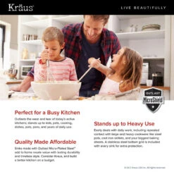 Premier 32" Undermount Stainless Steel 2-Bowl 16 Gauge Kitchen Sink 50/50 Split 23 Premier 32" Undermount Stainless Steel 2-Bowl 16 Gauge Kitchen Sink 50/50 Split -Whole House Kitchenware 62f1cc6e00e5e903 3159 w800 h800 b0 p0