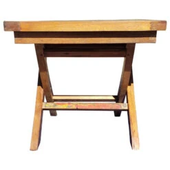 Marina Del Rey Recycled Teak Wood Boat Folding Side Table -Whole House Kitchenware 635182ee0de19bc3 3782 w800 h800 b1 p0