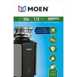 Moen GX50C GX 1/2 HP Continuous Garbage Disposal - Stainless Steel -Whole House Kitchenware 654189010e42c006 2411 w800 h800 b0 p0