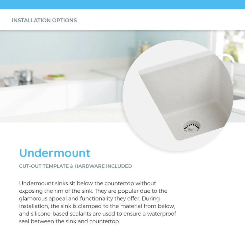 802 Double Equal Bowl Quartz Kitchen Sink, White, Basket Strainers 9 802 Double Equal Bowl Quartz Kitchen Sink, White, Basket Strainers - Image 7