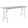 Correll 24"W X 96"D Melamine Top Folding Table In Gray Granite 1 Correll 24"W X 96"D Melamine Top Folding Table In Gray Granite -Whole House Kitchenware 6601974a024d1ecd 5404 w800 h800 b1 p0