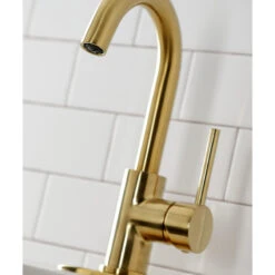 Kingston Brass LS8533DL Concord Single-Handle Bar Faucet, Brushed Brass -Whole House Kitchenware 6641687a013a56d5 0741 w800 h800 b0 p0