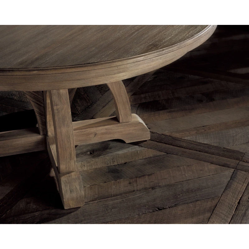 Corsica Round Dining Table With 1-18" Leaf 8 Corsica Round Dining Table With 1-18" Leaf - Image 6