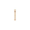 Reed Kitchen Island Leg, Alder, 5"