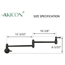 Copper Pot Filler Kitchen Faucet Wall-Mounted, Matte Black 16 Copper Pot Filler Kitchen Faucet Wall-Mounted, Matte Black -Whole House Kitchenware 69116abc01c56564 1858 w800 h800 b1 p0