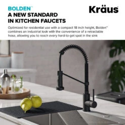 Purita Water Dispenser With Bolden Pulldown Kitchen Faucet, Matte Black 18 Purita Water Dispenser With Bolden Pulldown Kitchen Faucet, Matte Black -Whole House Kitchenware 6a51537b0254a79b 5648 w800 h800 b0 p0