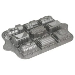 Nordic Ware Platinum Brushed Aluminum Train Cake Pan