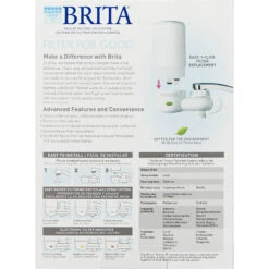 Brita 42201 On Tap 2-Stage Faucet Filter System -Whole House Kitchenware 6cc134500e1ecffb 4875 w800 h800 b1 p0