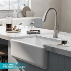 Nolen 2-Function Pull-Down 1-Handle 1-Hole Kitchen Faucet Spot Free Stainless -Whole House Kitchenware 6e31ab6400e5ea6d 5778 w800 h800 b0 p0