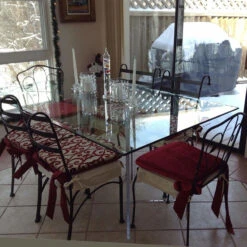 Acrylic V/Boomerang Dining Table Bases, Set Of 2, 29" High -Whole House Kitchenware 6f9141300bd47e5a 6378 w800 h800 b0 p0