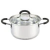Cook N Home Stainless Steel Casserole With Lid, 2.7 Quart