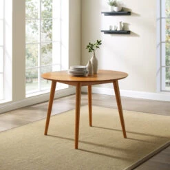 Crosley Landon Round Dining Table Acorn 13 Crosley Landon Round Dining Table Acorn -Whole House Kitchenware 717150040f73b922 8326 w800 h800 b0 p0