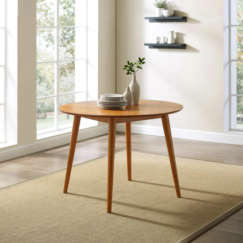 Crosley Landon Round Dining Table Acorn 7 Crosley Landon Round Dining Table Acorn - Image 5