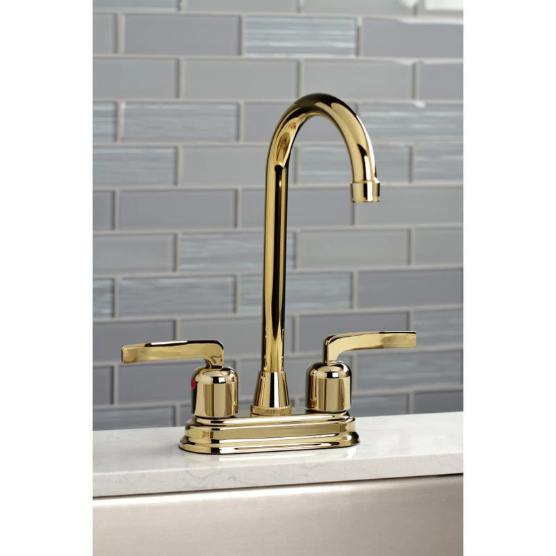 Kingston Brass KB8492EFL Centurion Bar Faucet, Polished Brass 6 Kingston Brass KB8492EFL Centurion Bar Faucet, Polished Brass - Image 4
