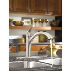 Moen Camerist 1-Handle Low Arc Pullout Kitchen Faucet, Spot Resist Stainless -Whole House Kitchenware 71e1ed430d80e693 7457 w800 h800 b0 p0