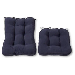 Hyatt Standard Rocking Chair Cushion Set, Denim
