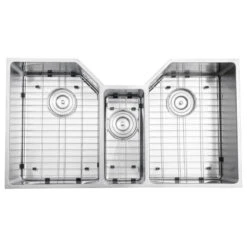 Ruvati RVH8500 Undermount 16 Gauge 35" Kitchen Sink Triple Bowl -Whole House Kitchenware 74f1d3d20eb40e0f 7295 w800 h800 b1 p0
