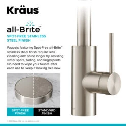 Kraus KPF-2620-FF-100 Oletto 1.75 GPM 1 Hole Pull-Down Faucet And - Brushed 8 Kraus KPF-2620-FF-100 Oletto 1.75 GPM 1 Hole Pull-Down Faucet And - Brushed -Whole House Kitchenware 76c1e2b500a70127 1949 w800 h800 b0 p0