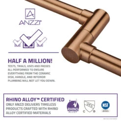 Braccia Series 24" Wall Mounted Pot Filler, Rose Gold -Whole House Kitchenware 7861509f0099a203 4363 w800 h800 b0 p0