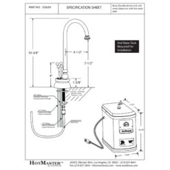 2 Handle Hot And Cold Water Dispenser, Tank, Filter, Flanges, Oil Rubbed Bronze -Whole House Kitchenware 78e195ef033485ae 7295 w800 h800 b1 p0