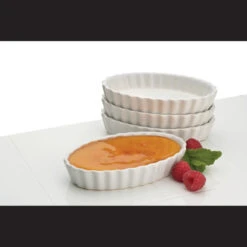 Chef's Tools 4-Piece Oval Creme Brelee Ramekin Set, White 5 Chef's Tools 4-Piece Oval Creme Brelee Ramekin Set, White -Whole House Kitchenware 79019cd406c34f61 4691 w800 h800 b0 p0