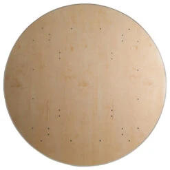 72'' Round Birchwood Folding Banquet Table With Metal Edges -Whole House Kitchenware 79a199cd0da3c537 6890 w800 h800 b1 p0