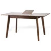 Extendable Rectangular Dining Room Table Modern Solid Wood, Medium Brown -Whole House Kitchenware 7a8174b50fcaaaef 7175 w800 h800 b1 p0