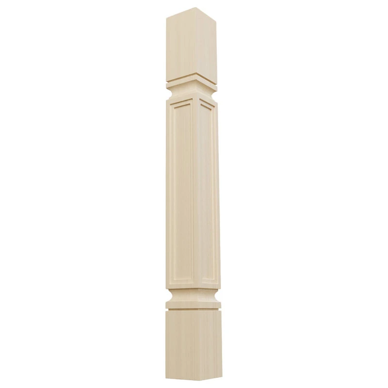 Kent Raised Panel Cabinet Column, Rubberwood, 3 3/4"W X 3 3/4"D X 35 1/2"H 3 Kent Raised Panel Cabinet Column, Rubberwood, 3 3/4"W X 3 3/4"D X 35 1/2"H