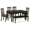 East West Furniture Capri 6-piece Wood Dining Set W/ Leather Seat In Cappuccino 1 East West Furniture Capri 6-piece Wood Dining Set W/ Leather Seat In Cappuccino -Whole House Kitchenware 7d419587028720e2 6789 w800 h800 b1 p0