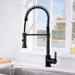Luxier KTS13-T Single-Handle Pull-Down Sprayer Kitchen Faucet, Oil Rubbed Bronze -Whole House Kitchenware 7e21eed801fc73b2 4889 w800 h800 b0 p0