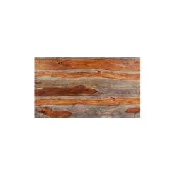 VidaXL Solid Sheesham Wood Dining Table Gray 55.1" Dining Room Kitchen Table -Whole House Kitchenware 7e917883037fda34 9994 w800 h800 b1 p0