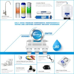 ISpring RCC7P 5-Stage Under-Sink RO Water Filter System With Booster Pump 12 ISpring RCC7P 5-Stage Under-Sink RO Water Filter System With Booster Pump -Whole House Kitchenware 7ef1374802547bb5 4225 w800 h800 b0 p0