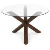 The Kent Dining Table, 48", Walnut, Transitional, Round -Whole House Kitchenware 7fb157ca0ba9decf 8456 w800 h800 b1 p0