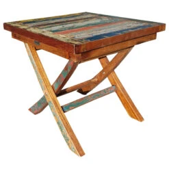 Marina Del Rey Recycled Teak Wood Boat Folding Side Table -Whole House Kitchenware 80210b310de19bed 3782 w800 h800 b1 p0